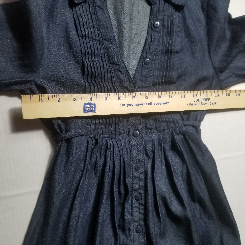 MILEY CYRUS & MAX AZRIA JEAN DRESS SIZE XS - Picture 6 of 12